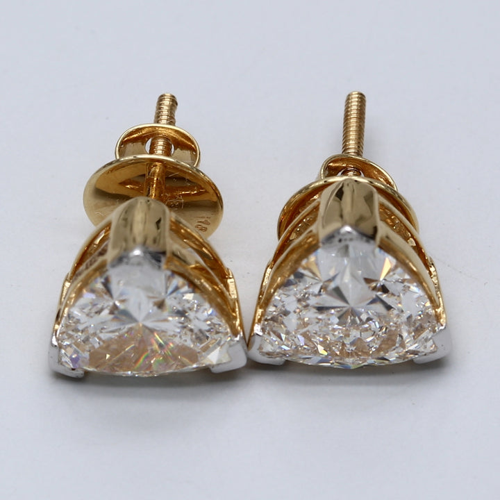 The Trilliant Solitaire Studs