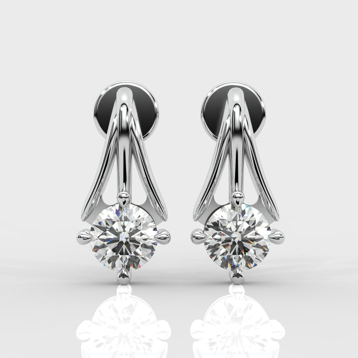 The Solitaire Fall Earrings