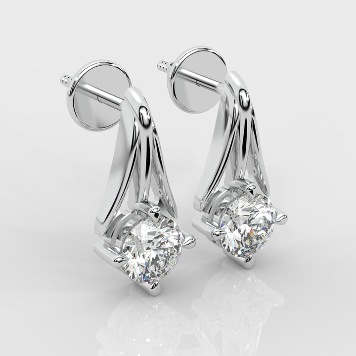 The Solitaire Fall Earrings