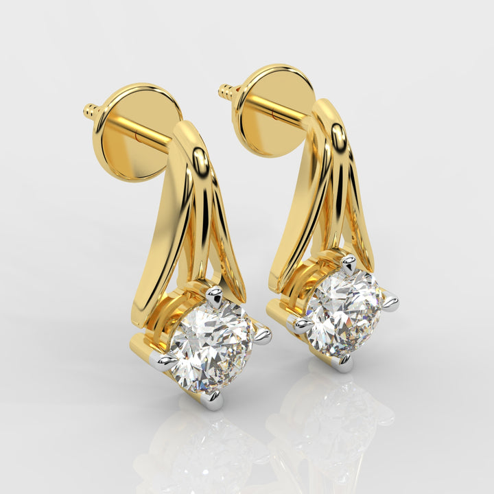 The Solitaire Fall Earrings