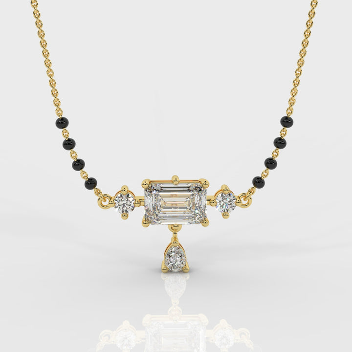 The Emerald Mangalsutra Pendant