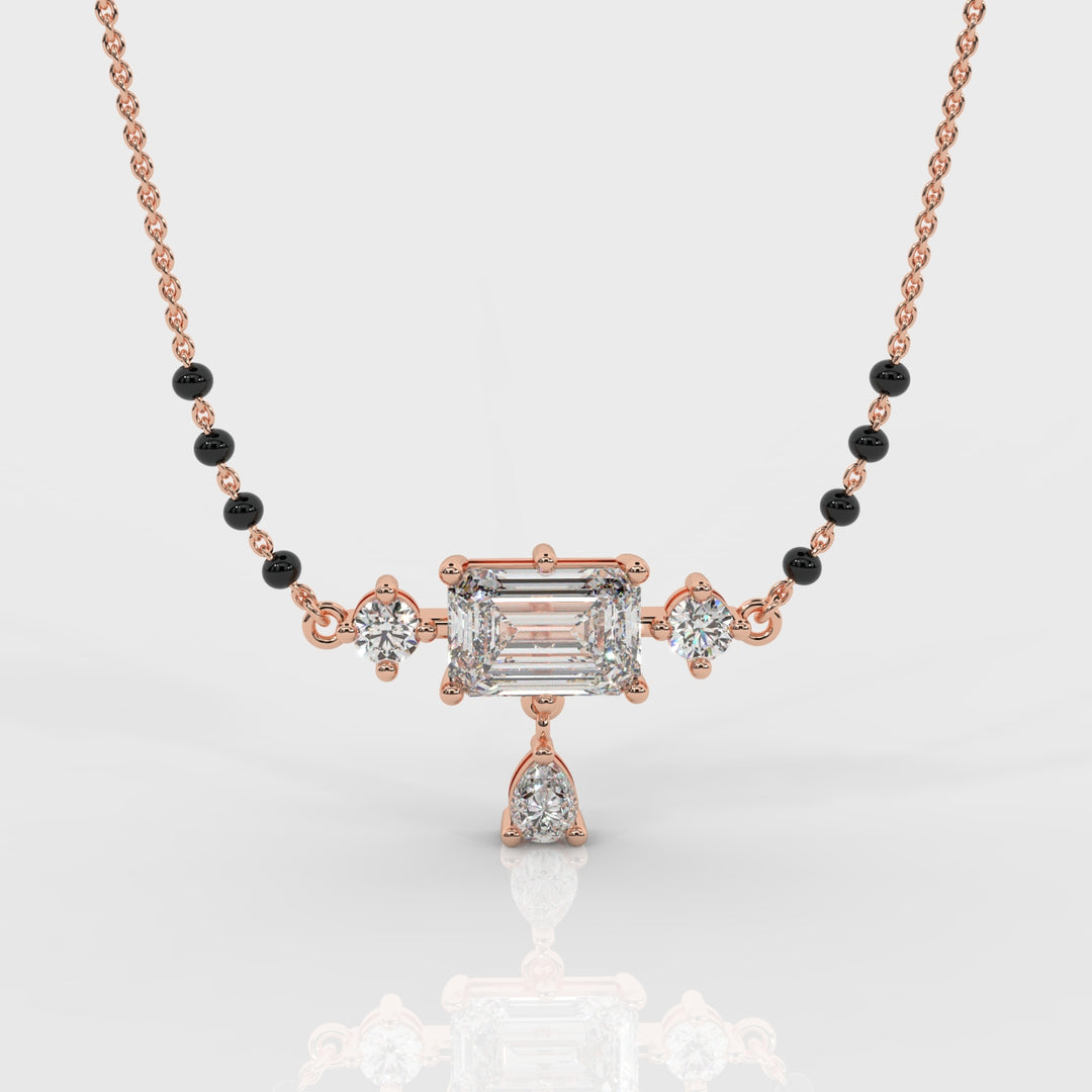 The Emerald Mangalsutra Pendant