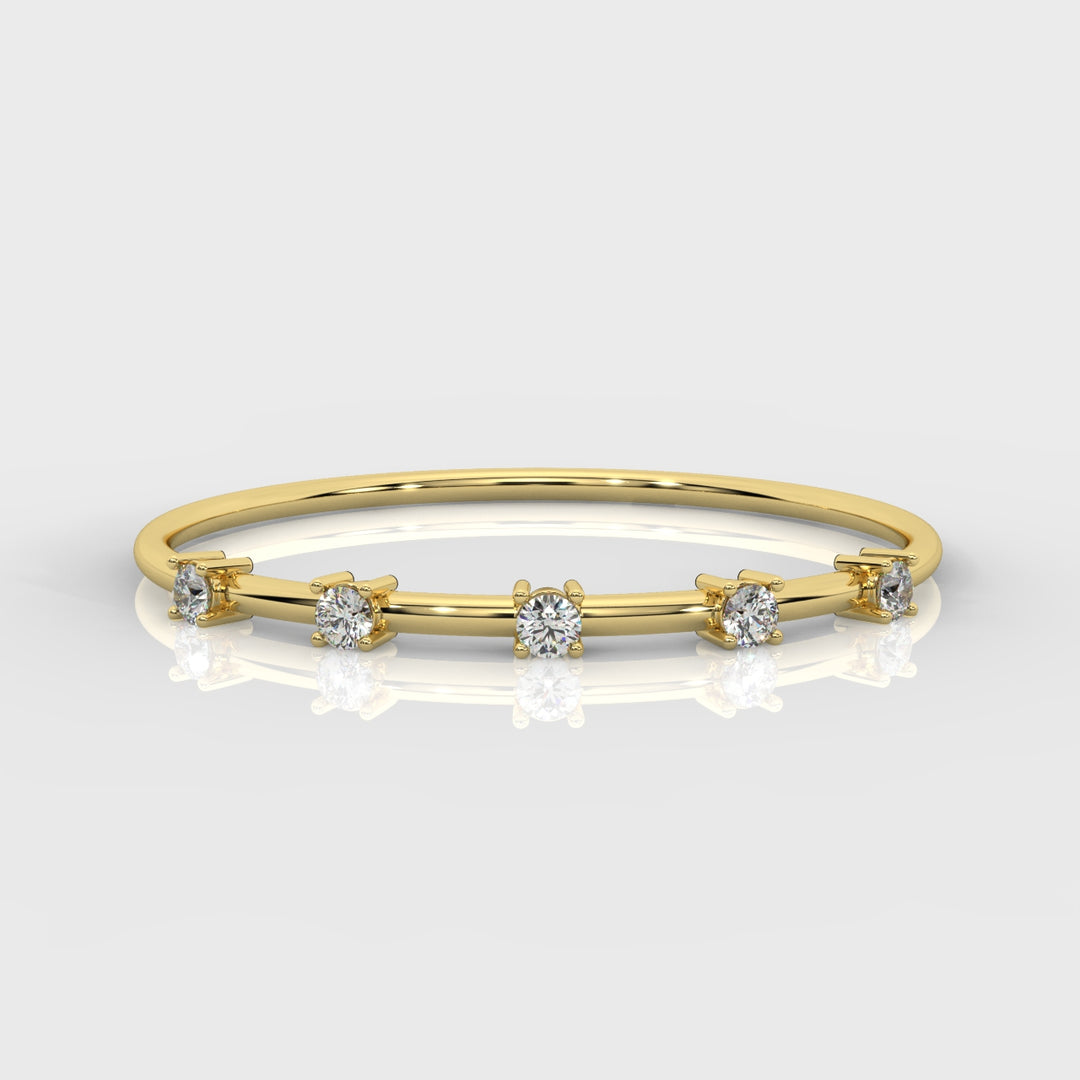 The Five Oceans Diamond Bangle