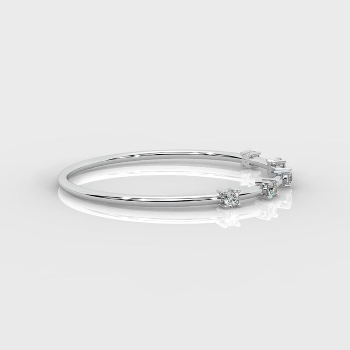 The Five Oceans Diamond Bangle