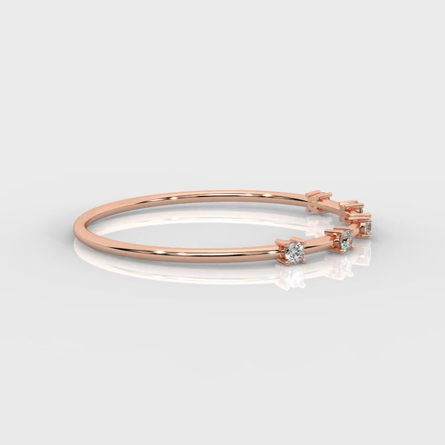 The Five Oceans Diamond Bangle